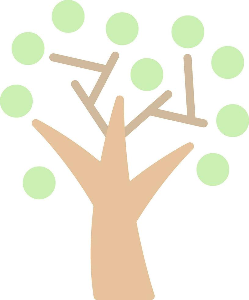 Herbst Baum Vektor Symbol Design