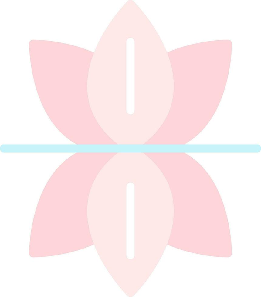 Lotusblumen-Vektor-Icon-Design vektor