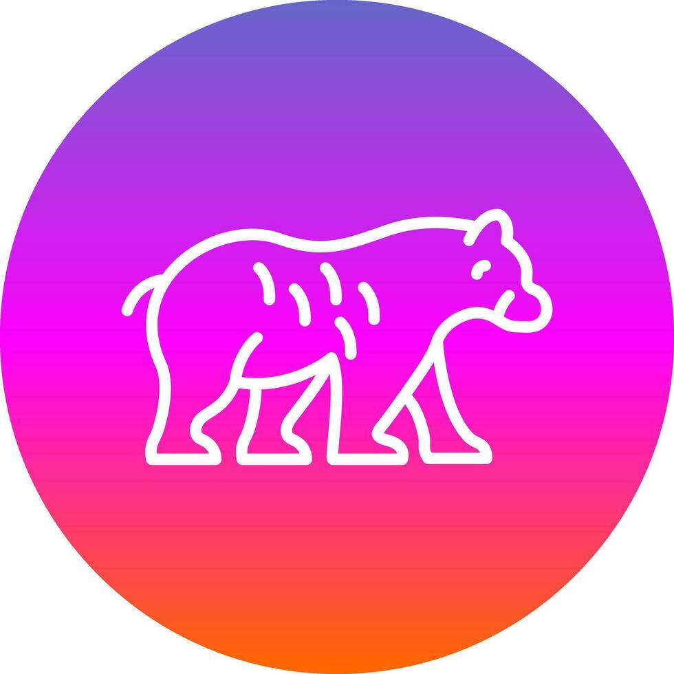 björnar vektor ikon design