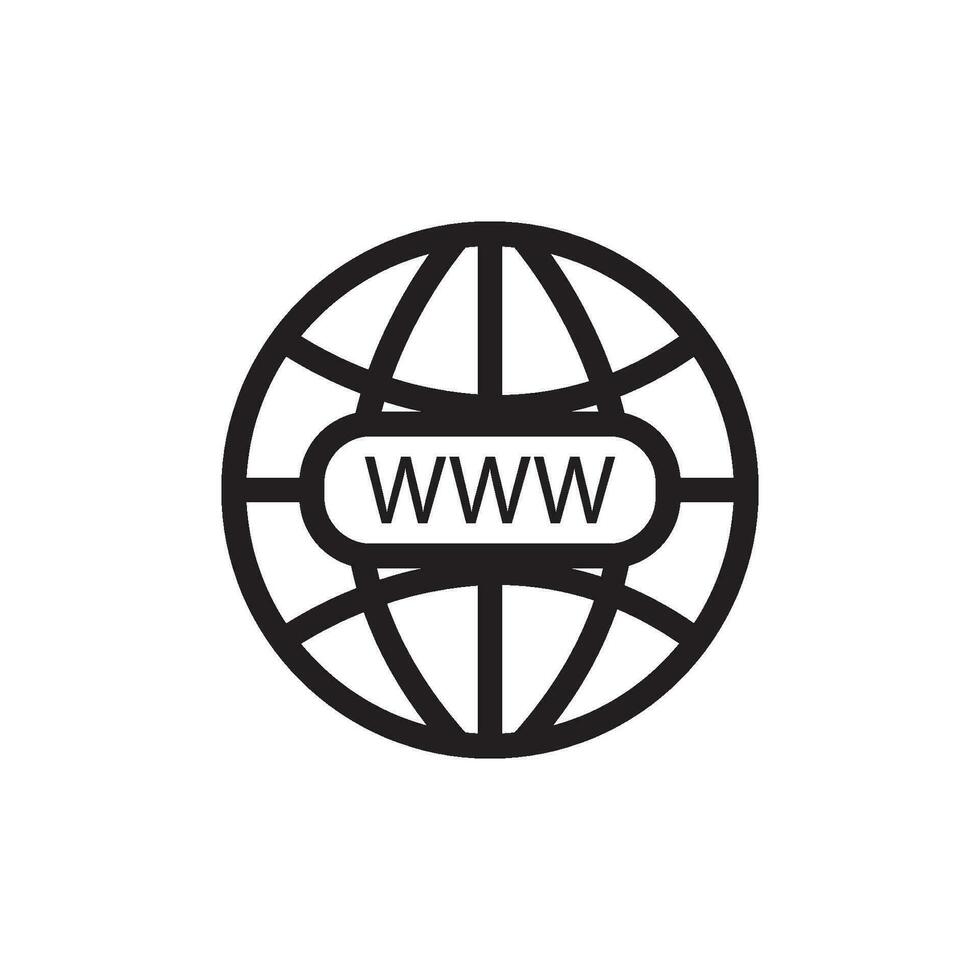 Symbol Internet Vektor