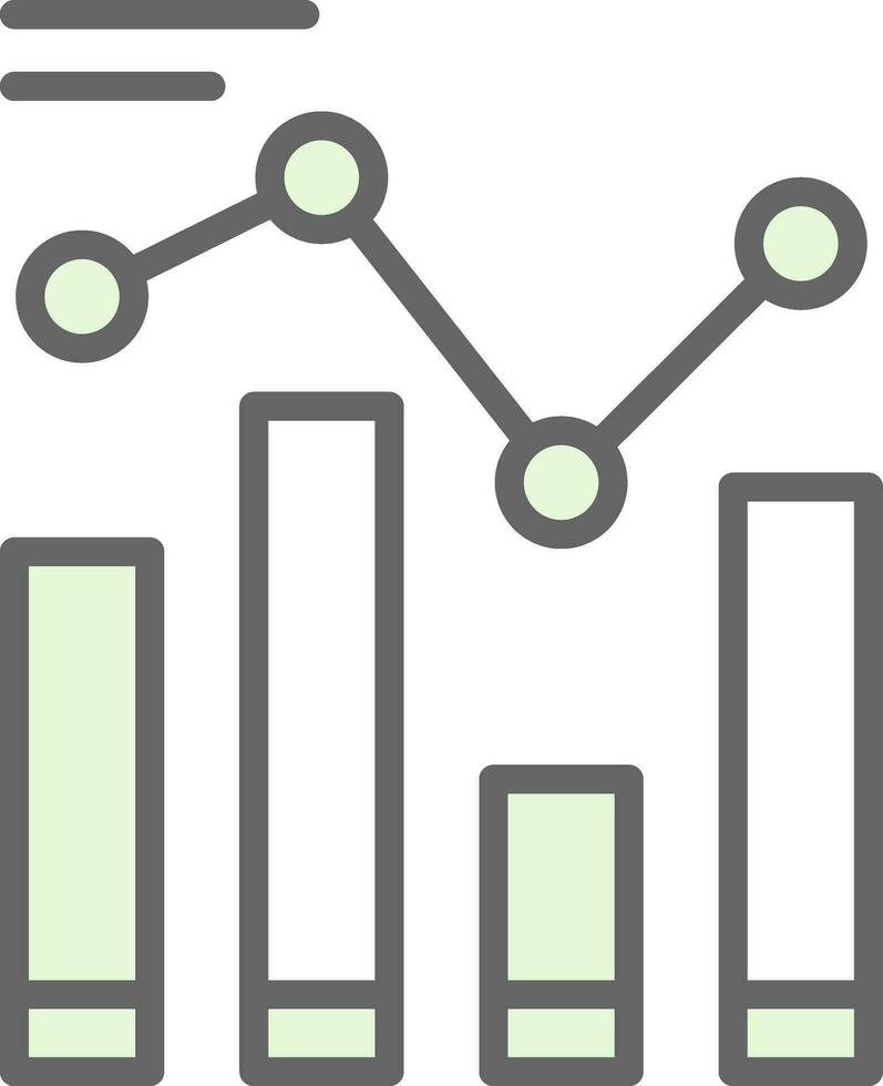 data analys vektor ikon design