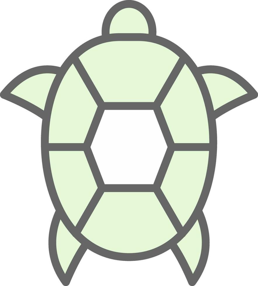 Schildkröten-Vektor-Icon-Design vektor