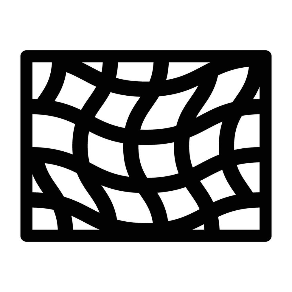 Gittergewebe Vektor Glyphe Symbol zum persönlich und kommerziell verwenden.