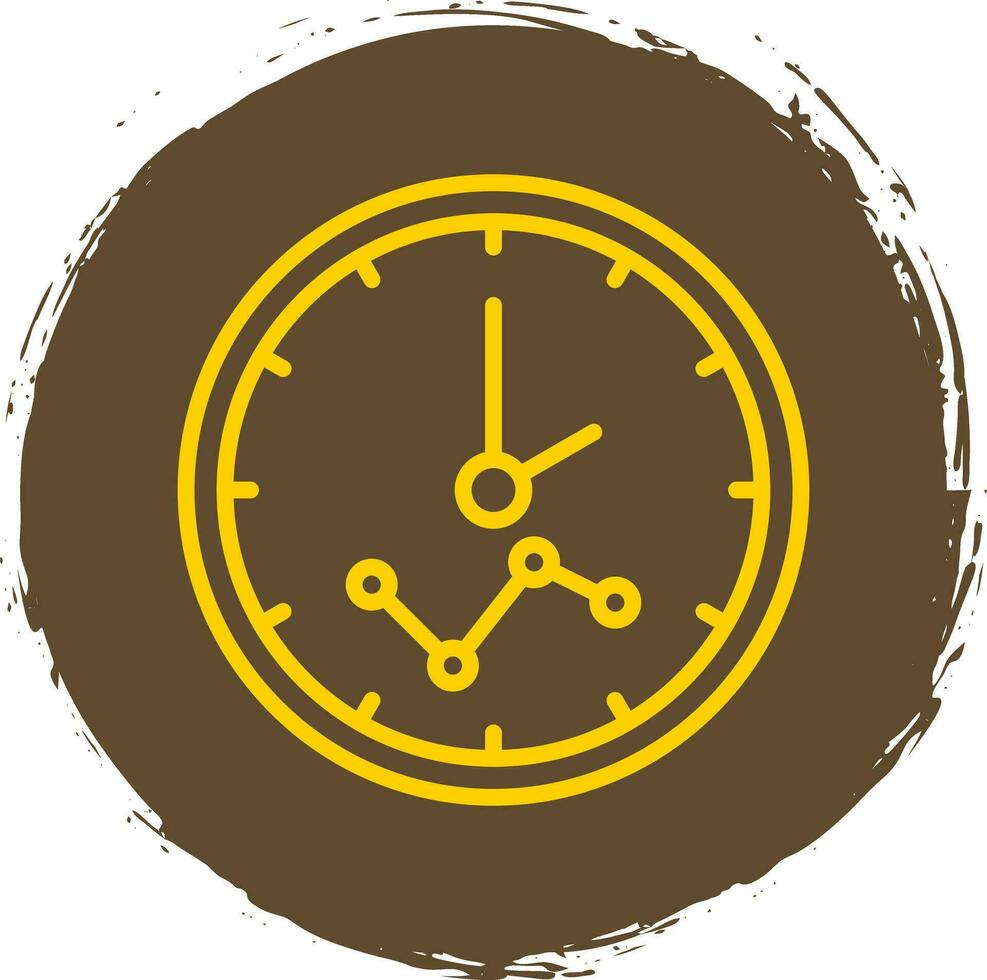 Uhr-Vektor-Icon-Design vektor