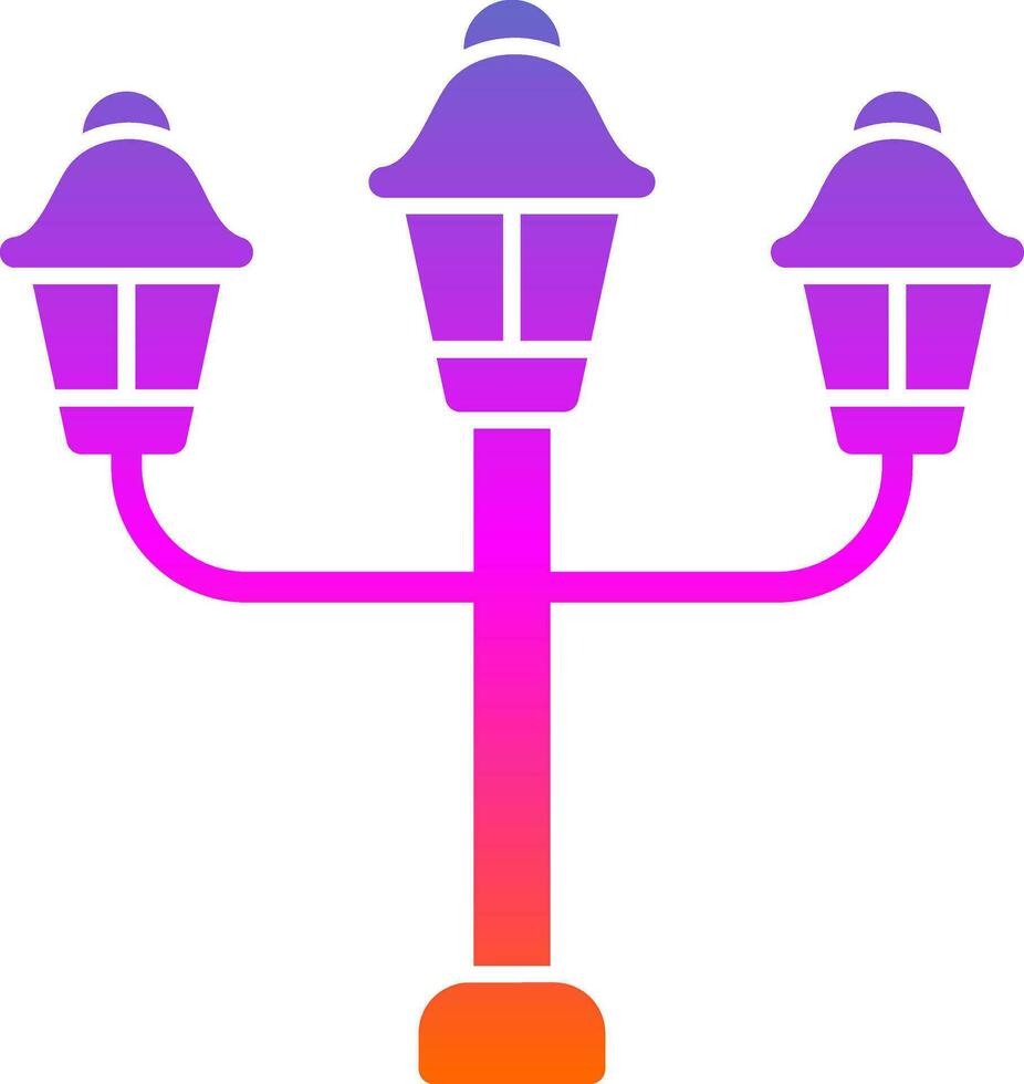 Straße Lampe Vektor Symbol Design