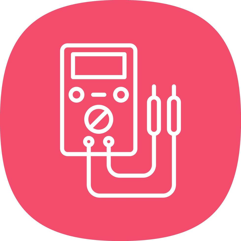 voltmeter vektor ikon design