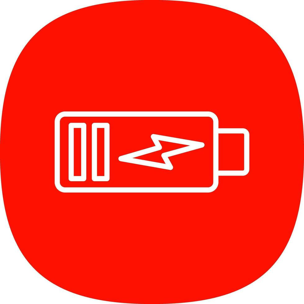 Batterie aufladen Vektor Symbol Design