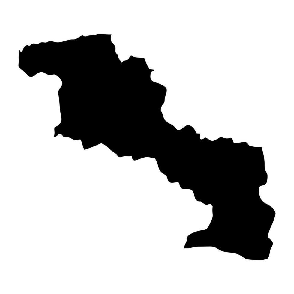 aragua stat Karta, administrativ division av venezuela. vektor