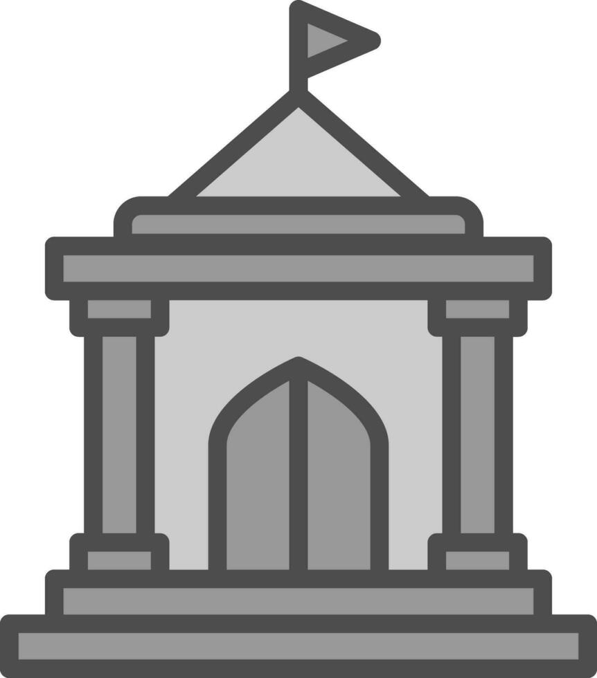 tempel vektor ikon design