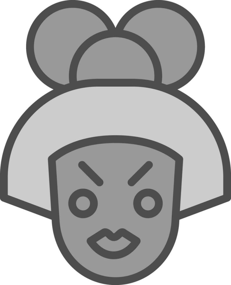 geisha vektor ikon design
