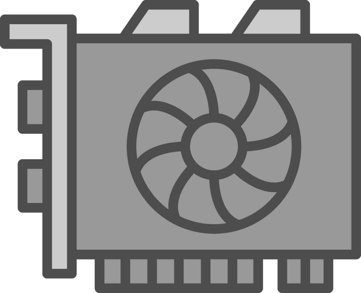 gpu brytning vektor ikon design