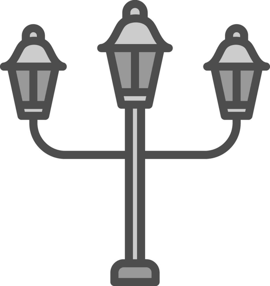 Straße Lampe Vektor Symbol Design