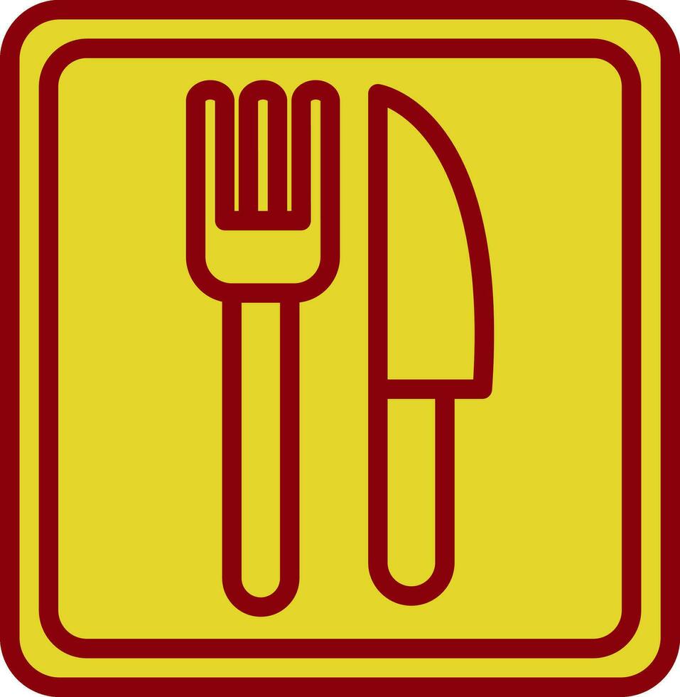 Restaurant-Vektor-Icon-Design vektor