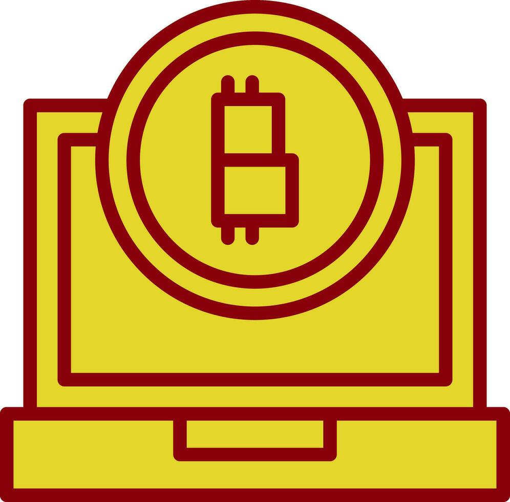 bitcoin vektor ikon design