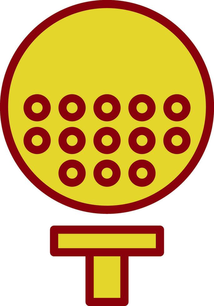 Golfball Vektor Symbol Design