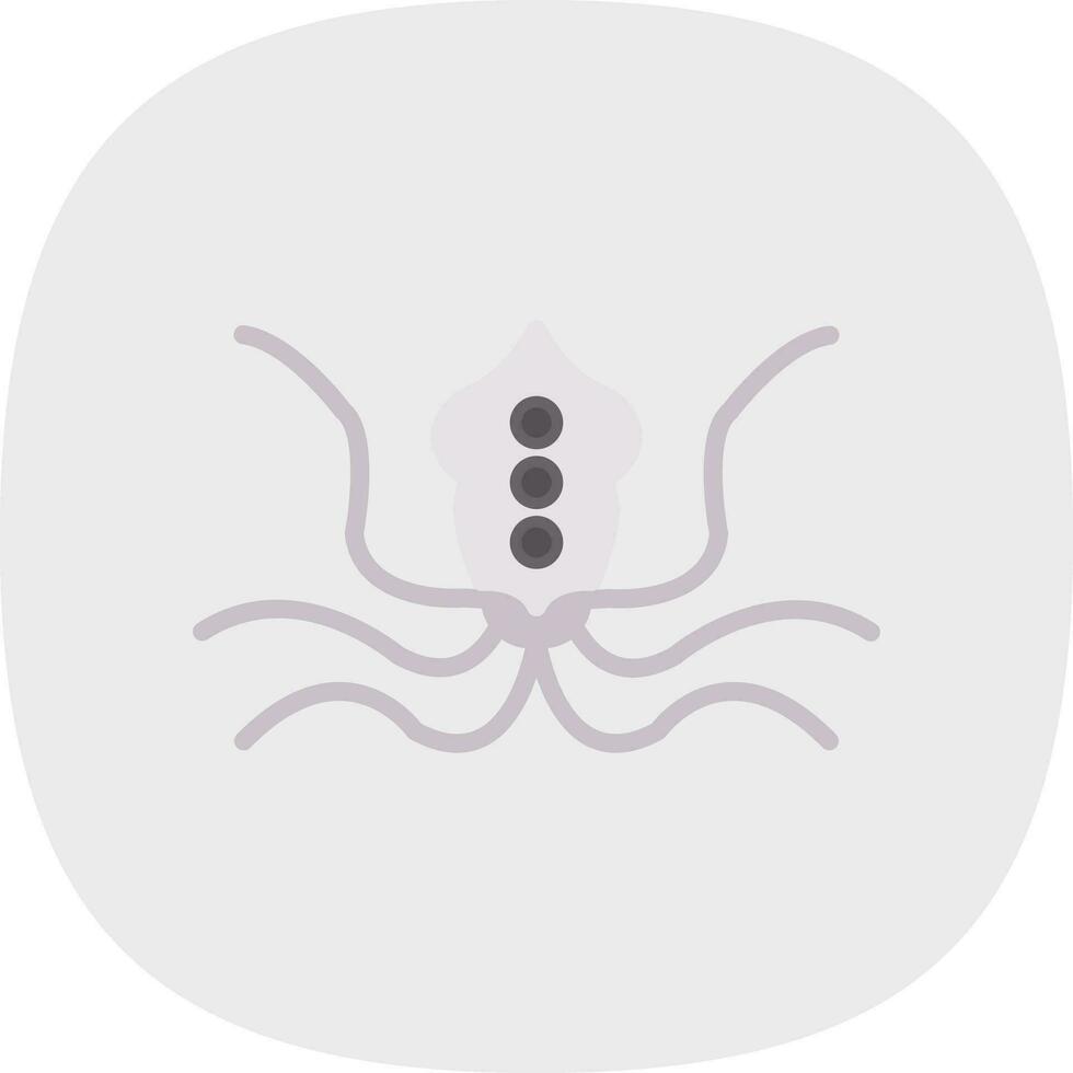 bläckfisk vektor ikon design