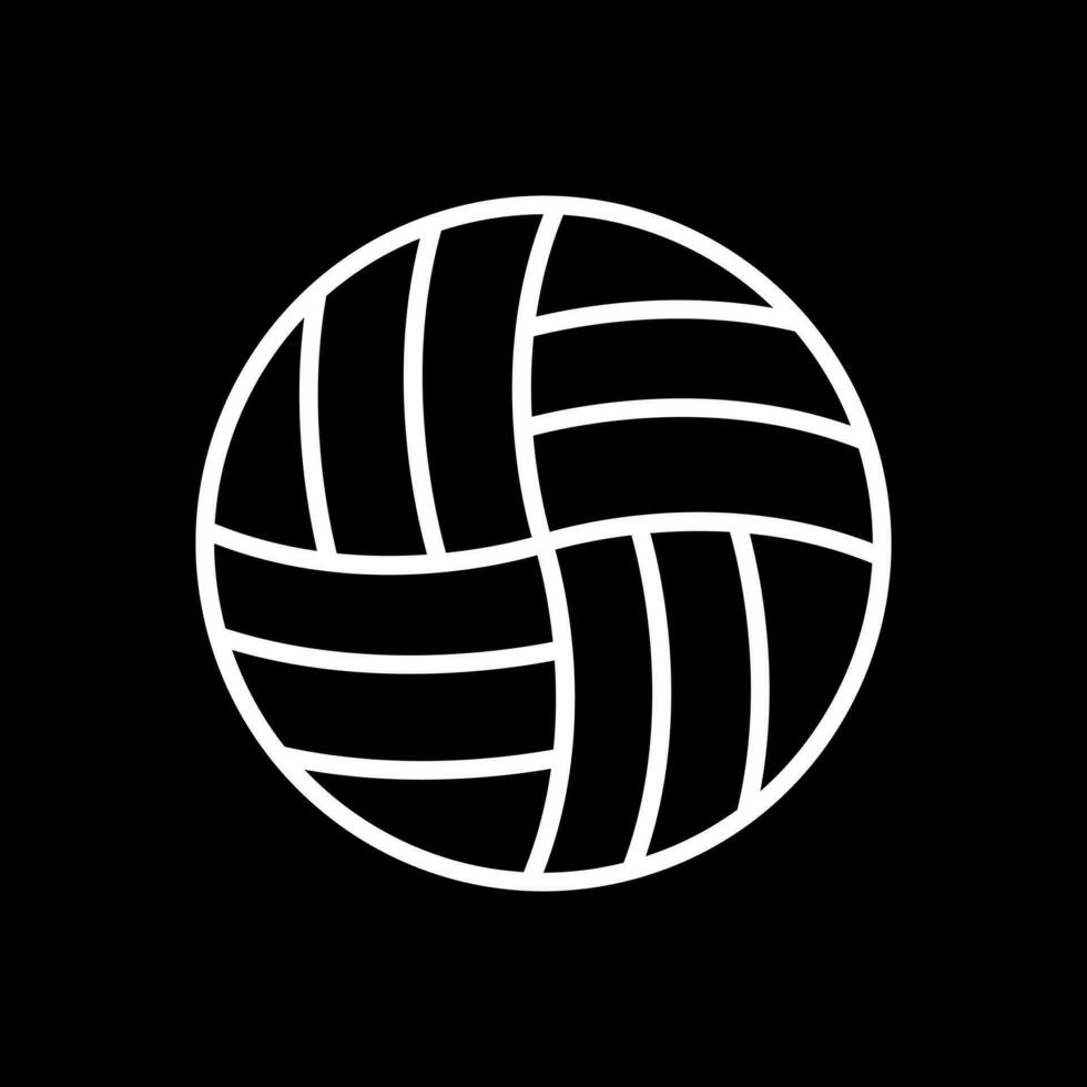 volleyboll vektor ikon design