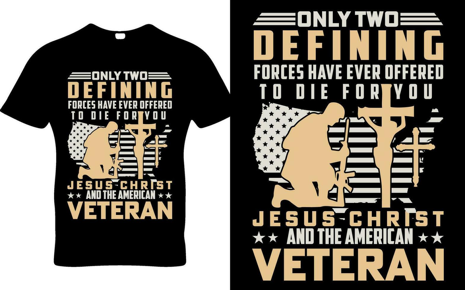 Veteran USA Vektor T-Shirt Design