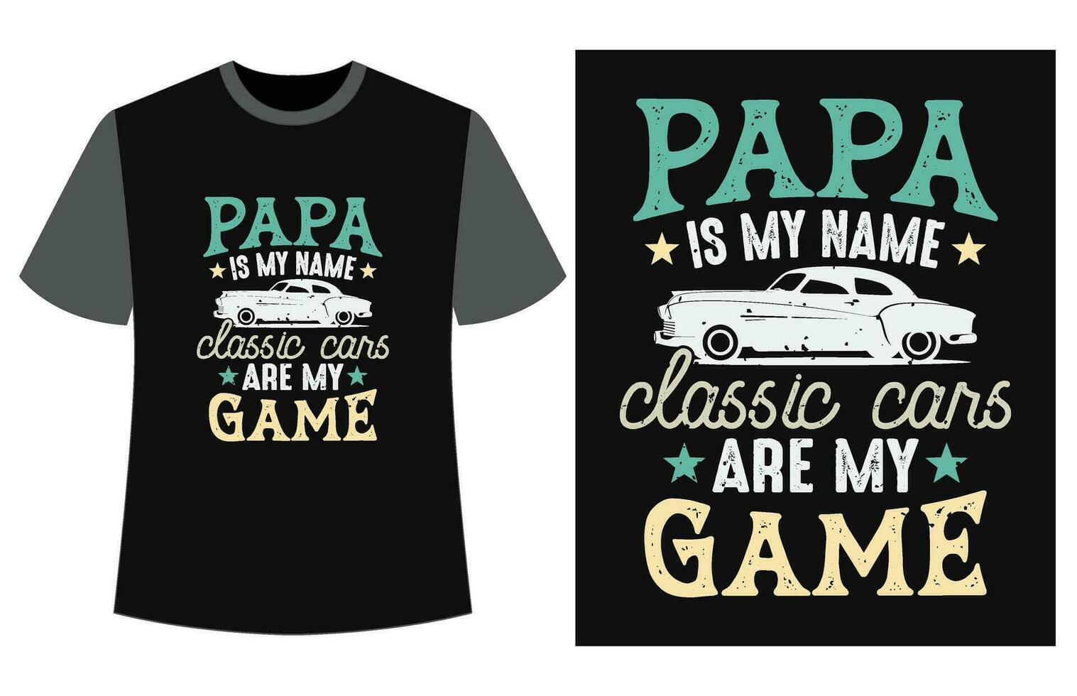 Lycklig farföräldrar dag t-shirt vektor, rolig årgång farföräldrar dag t skjorta design vektor