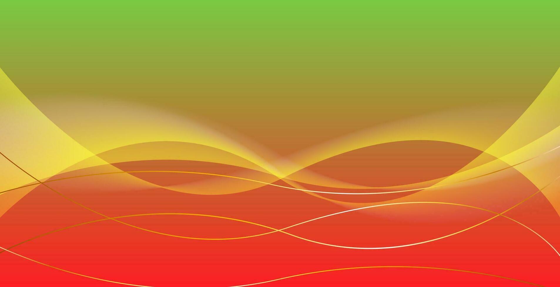 bunt abstrakt Luxus Hintergrund mit wellig und golden Band glänzend Linien. modern Grafik Muster Banner Vorlage Design vektor