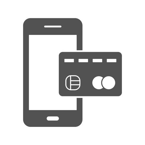 Mobile Banking-Vektor-Symbol vektor