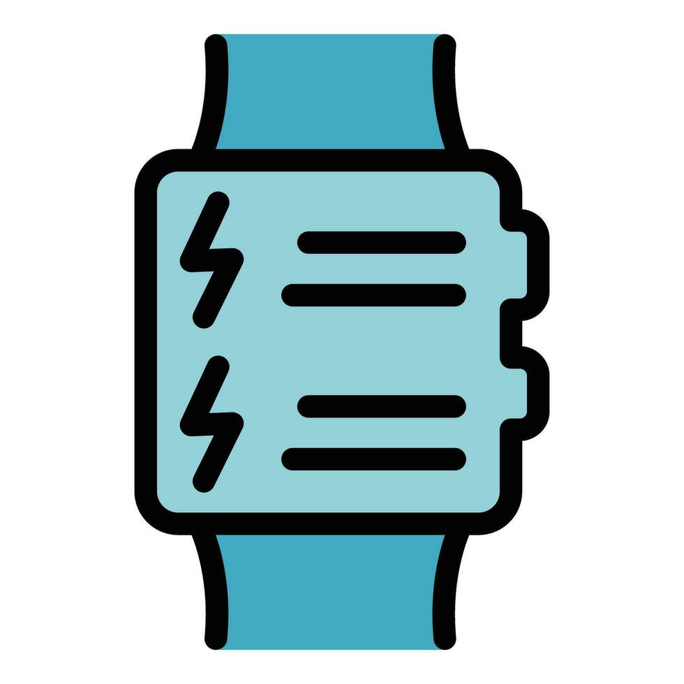 Smartwatch Symbol Vektor eben