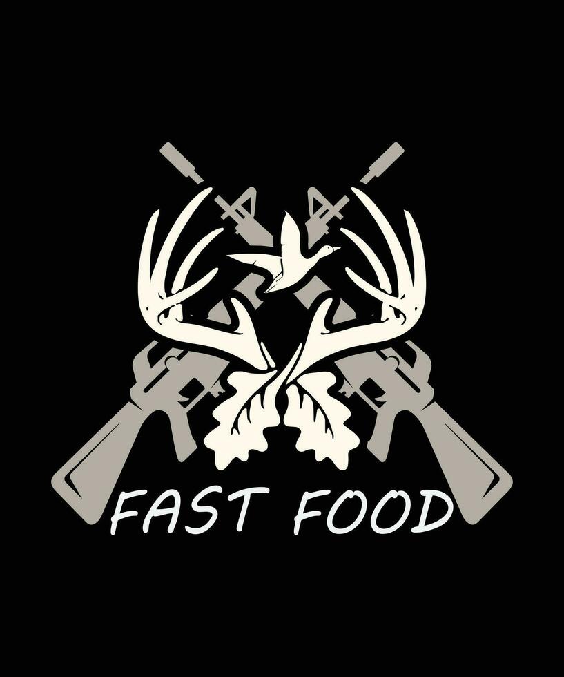 Fast-Food-Logo-Design vektor