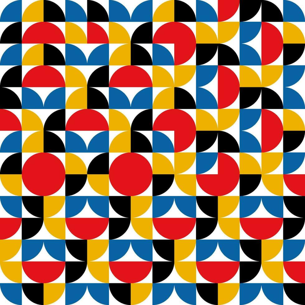 geometrischer abstrakter texturhintergrund mit dynamischen bunten formen minimalistisches muster vektor