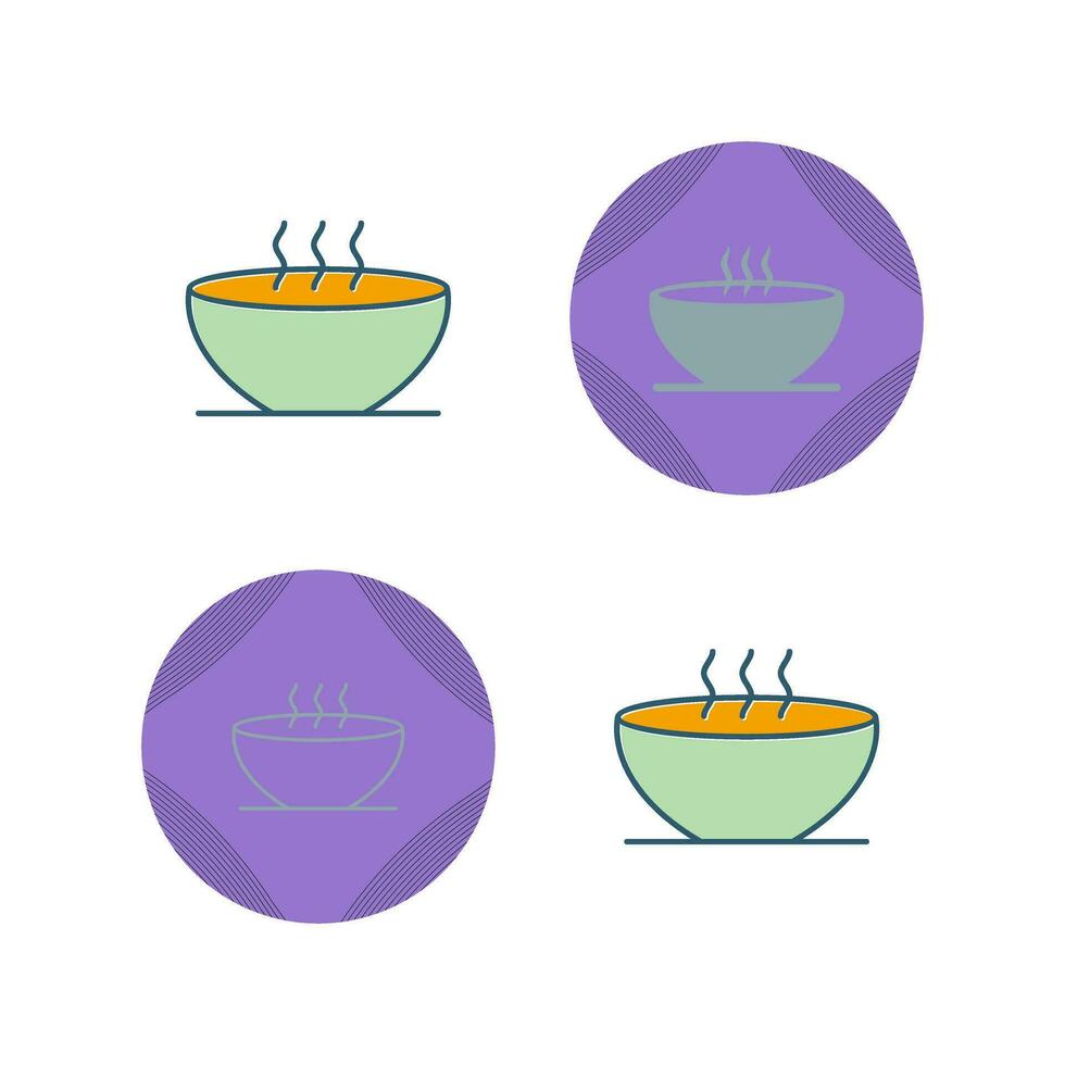 varm soppa vektor ikon