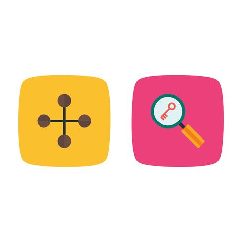 Satz von Vector SEO Search Engine Optimization Icons