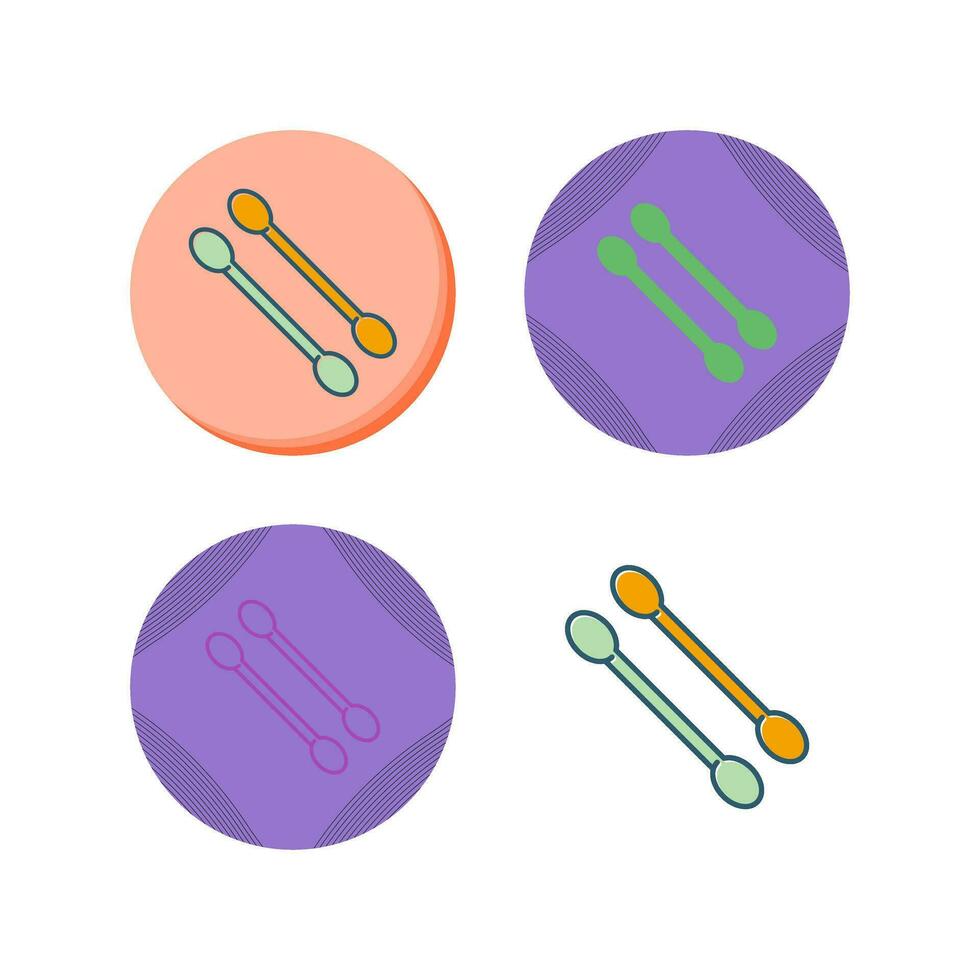 Wattestäbchen-Vektorsymbol vektor