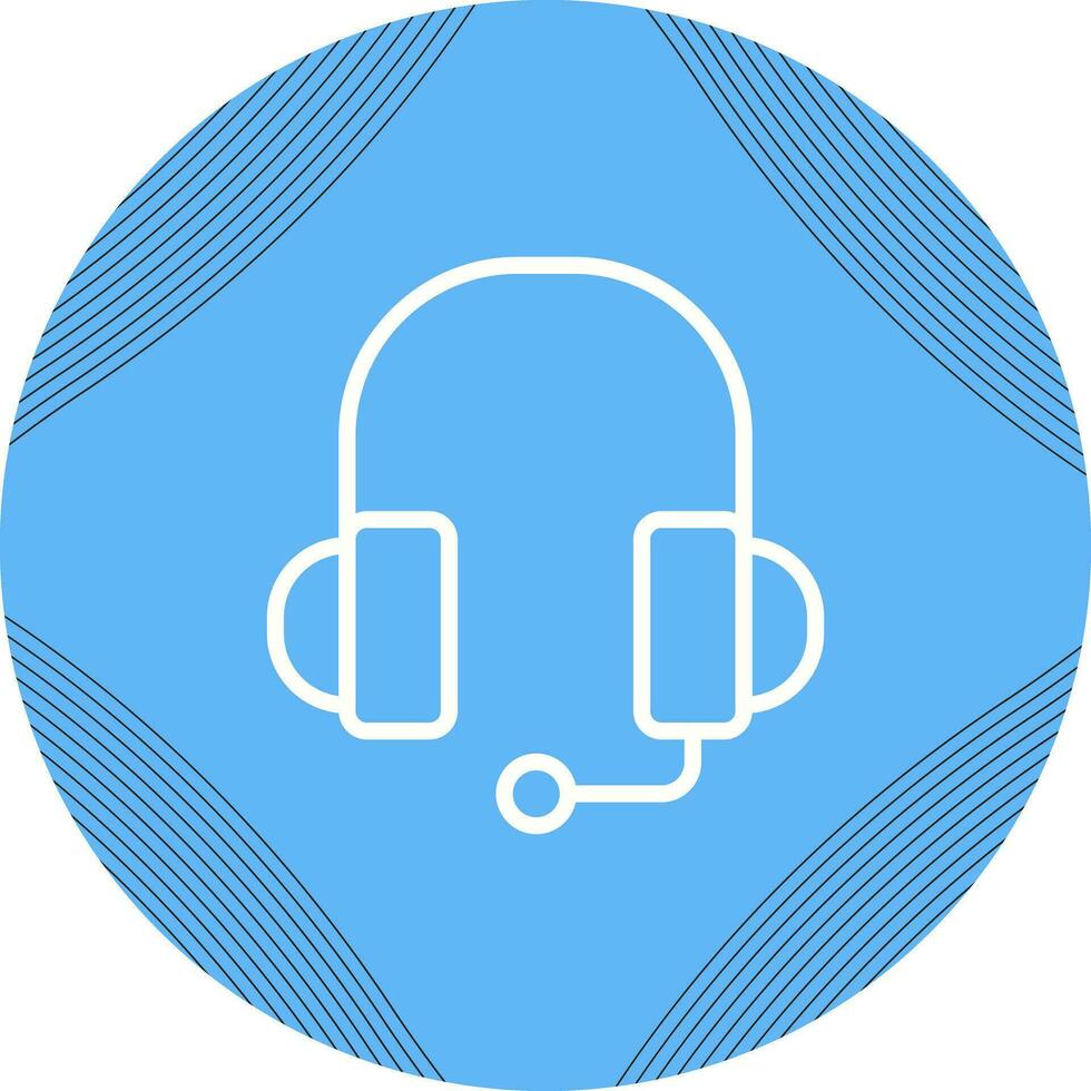 Headset-Vektor-Symbol vektor