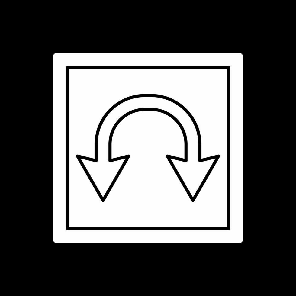 doppelt Kurve Vektor Symbol Design