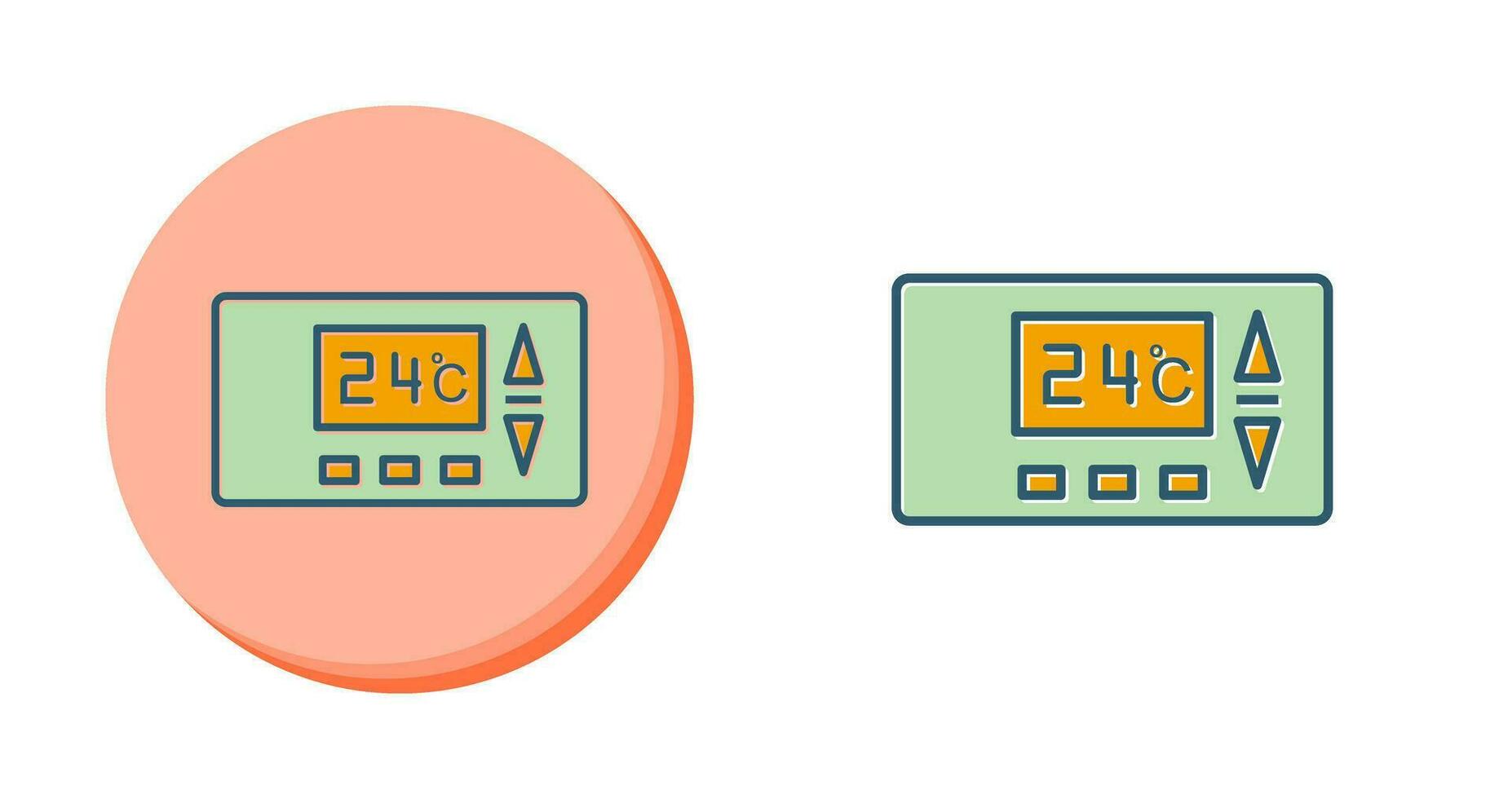 Thermostat-Vektorsymbol vektor