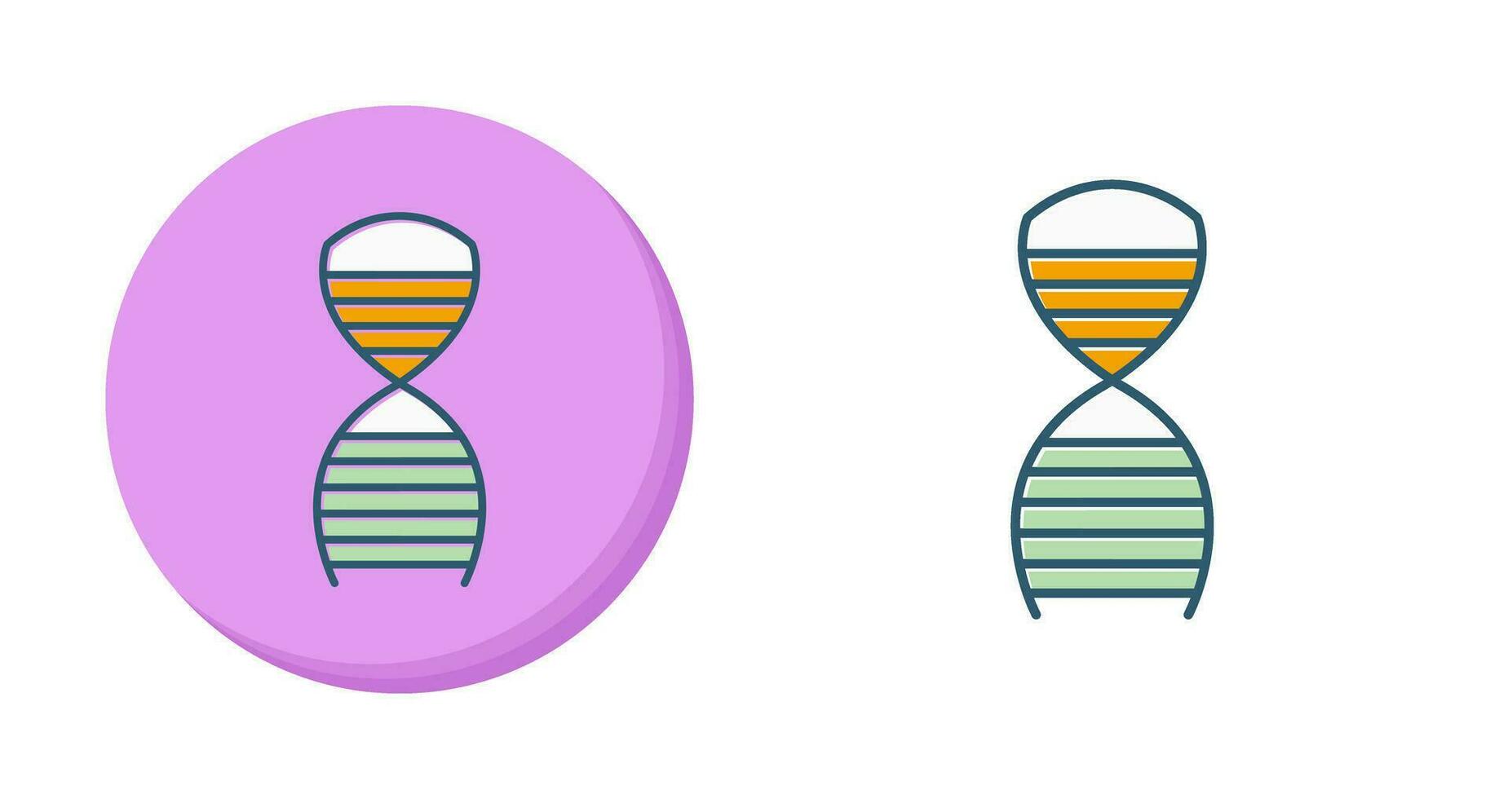 dna strukturera vektor ikon