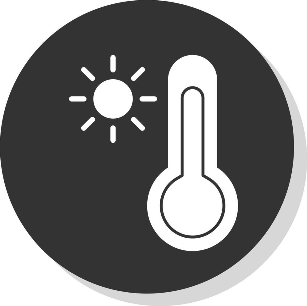 Temperatur-Vektor-Icon-Design vektor