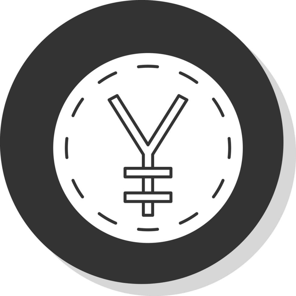 japanisch Yen Vektor Symbol Design