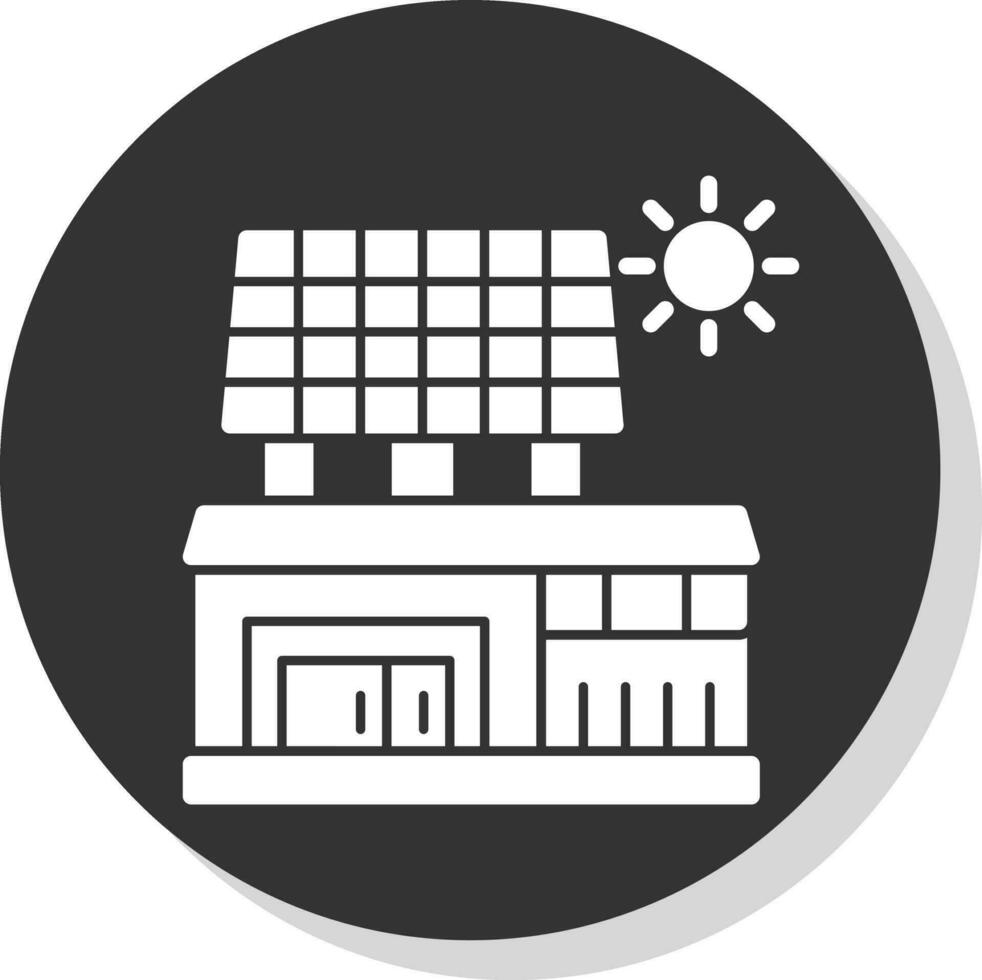 Solar- Haus Vektor Symbol Design