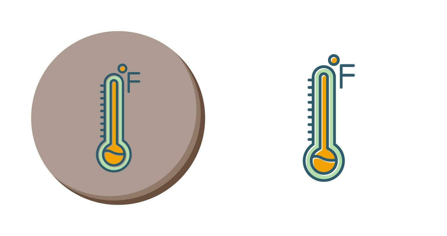 Fahrenheit vektor ikon