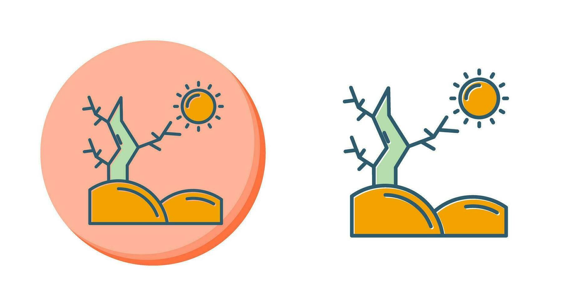 Symbol für Wüstenvektor vektor