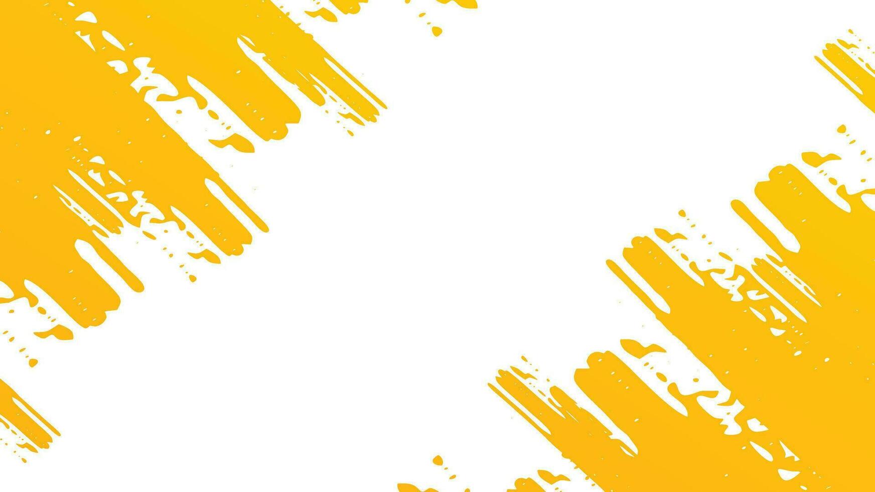 abstrakt Gelb Grunge Textur auf Weiß Vektor Hintergrund