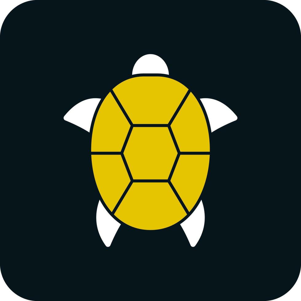 Schildkröten-Vektor-Icon-Design vektor