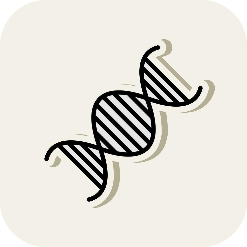 DNA-Vektor-Icon-Design vektor