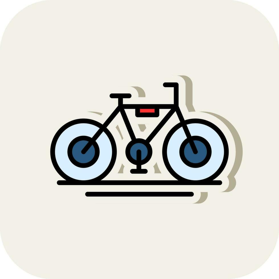 Fahrrad-Vektor-Icon-Design vektor