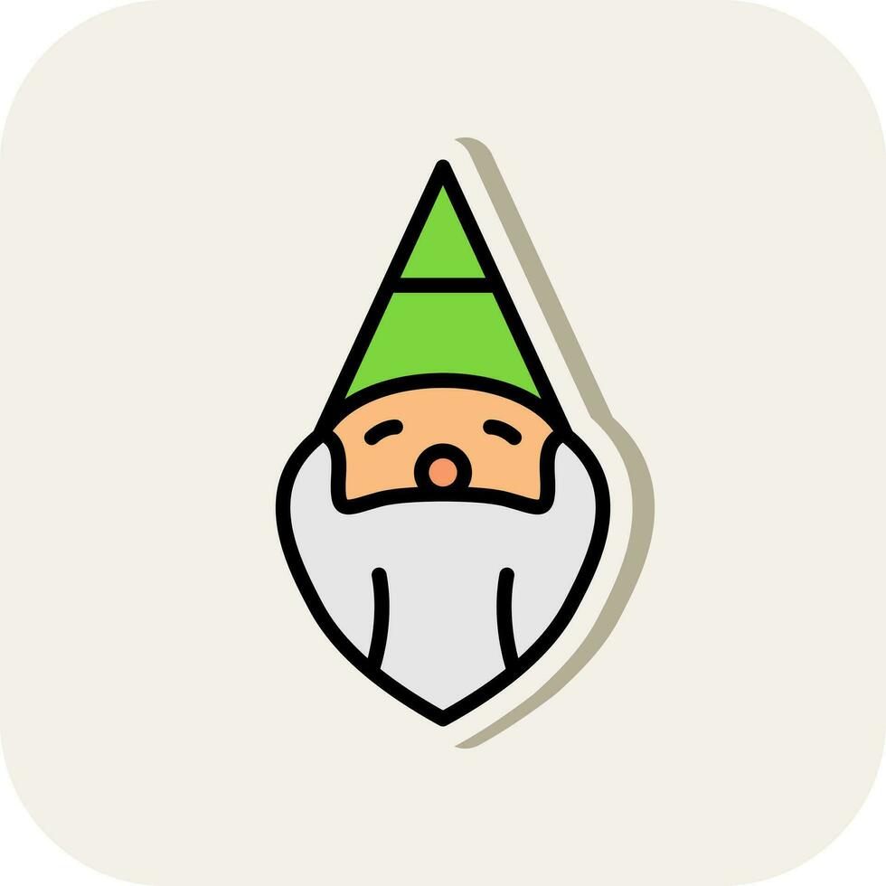 gnome vektor ikon design