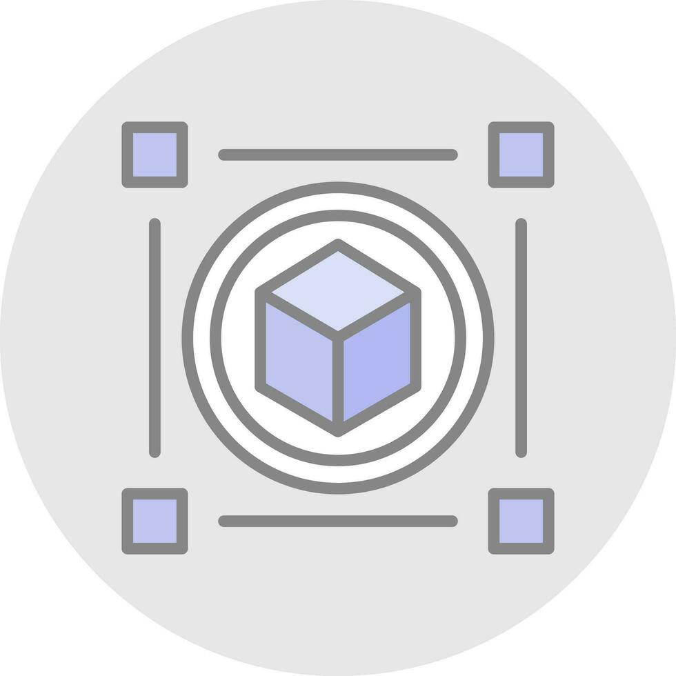 Blockchain-Vektor-Icon-Design vektor