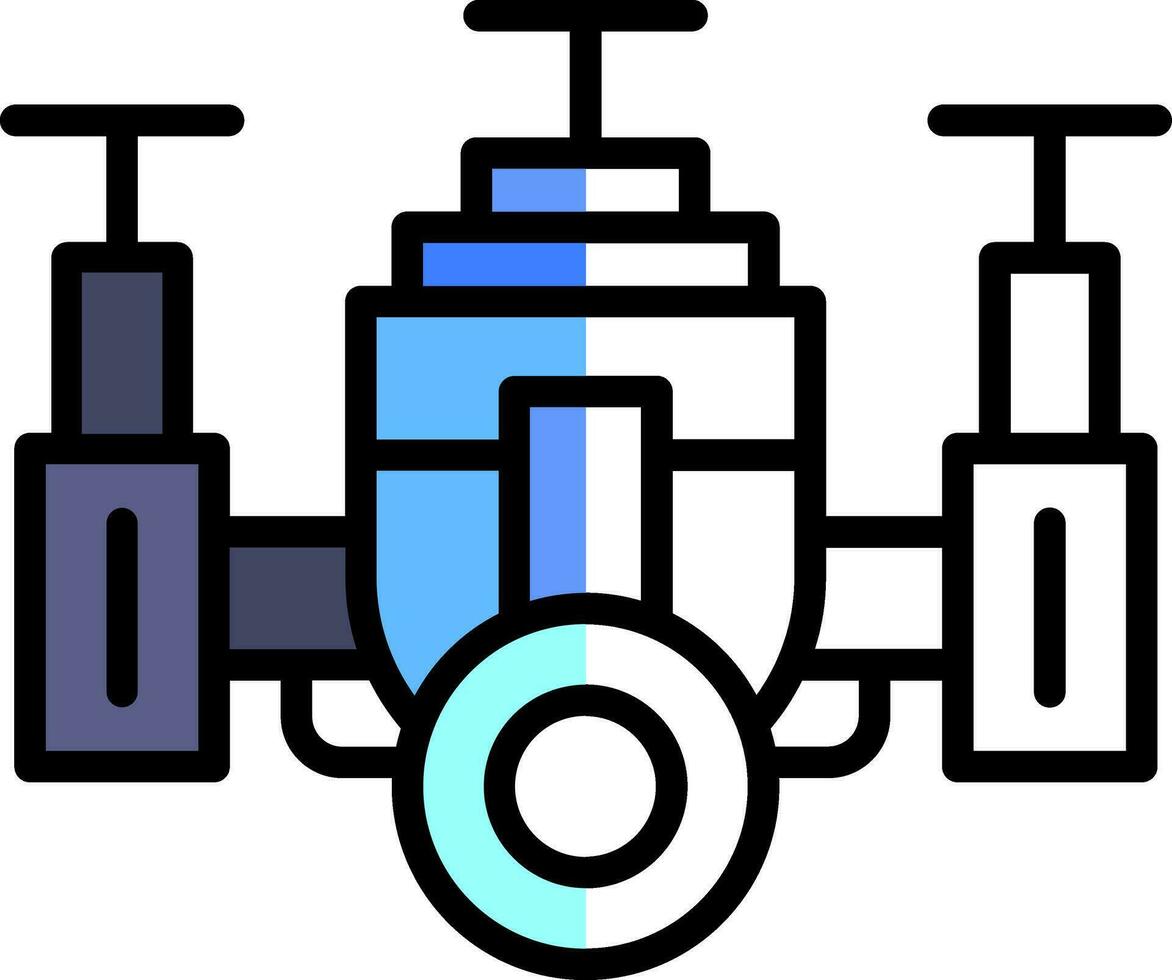 Drönare vektor ikon design