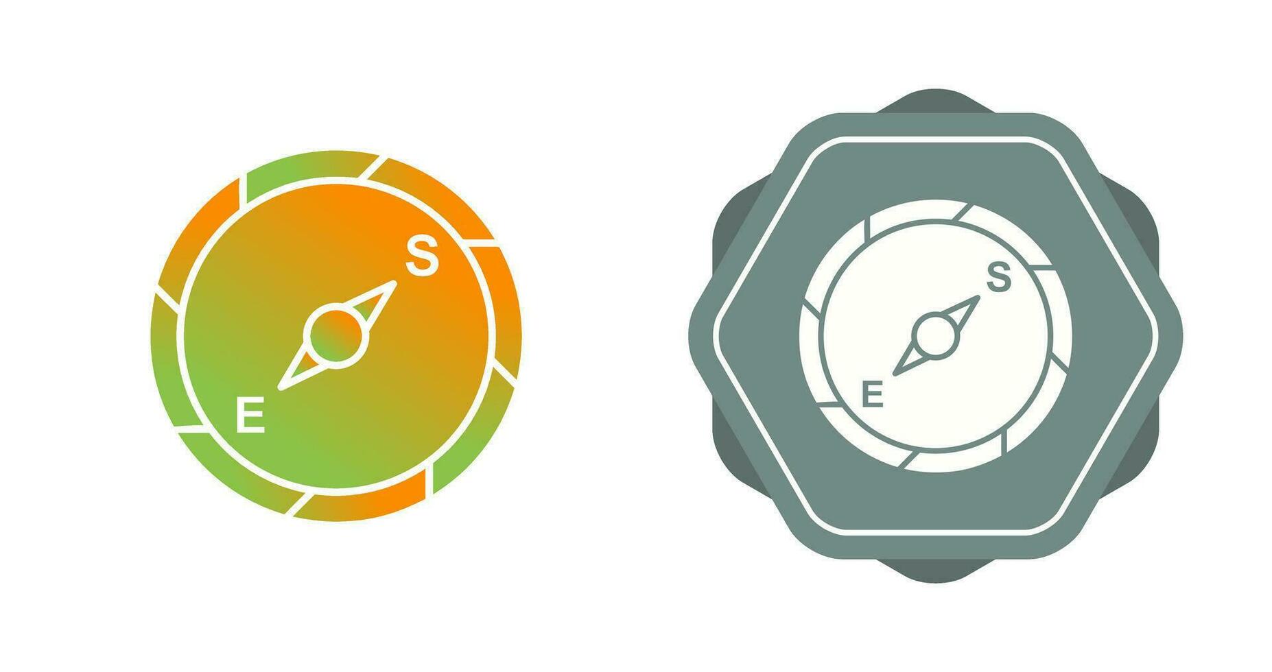 Kompassvektorikone vektor