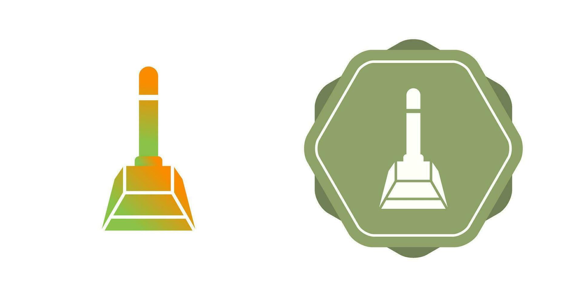 Kehrschaufel-Vektorsymbol vektor