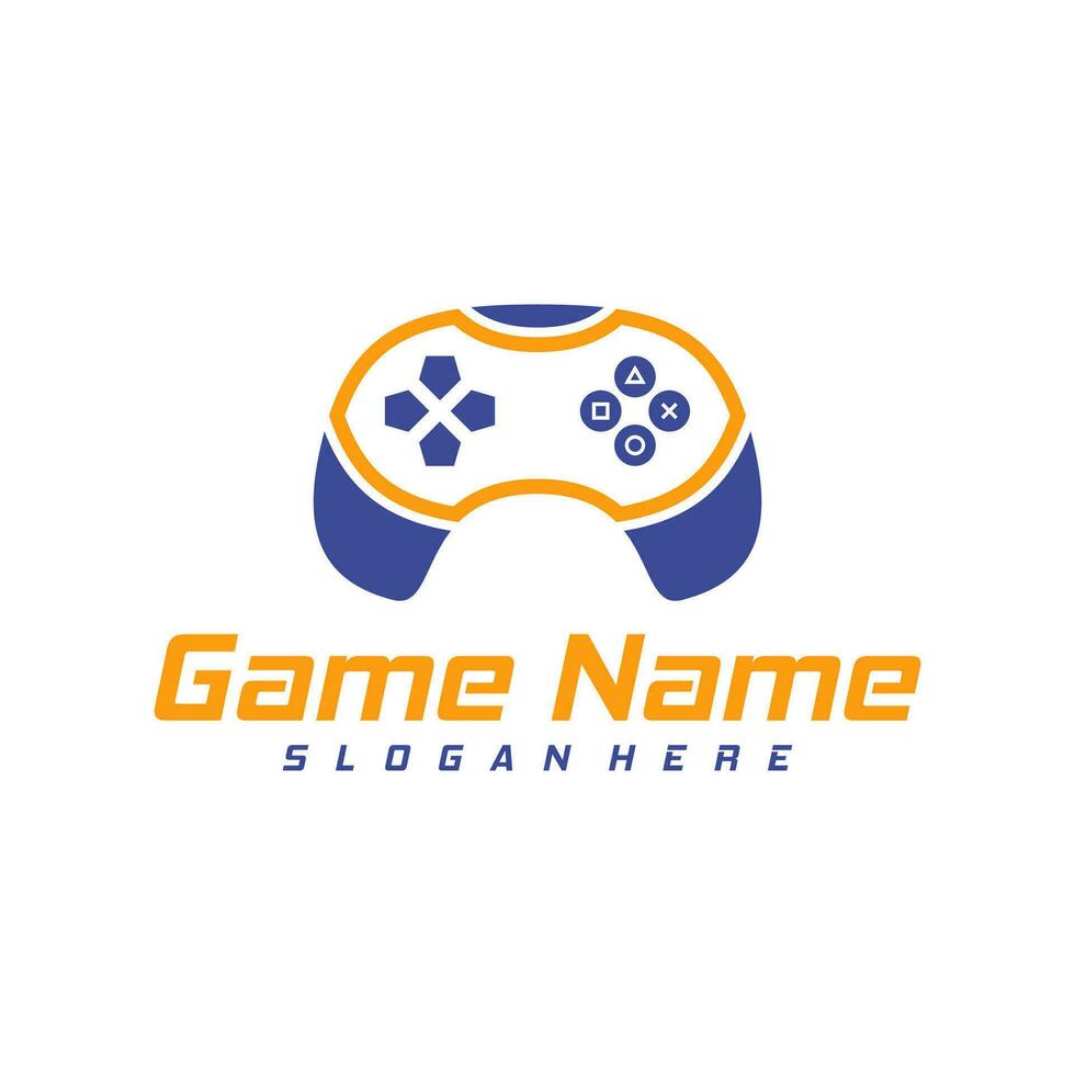 Gamepad Logo Design Vektor. kreativ Joystick Logo Design Vorlage Konzept vektor